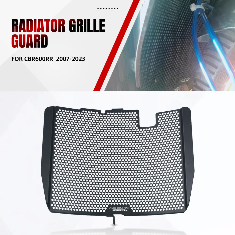 

2024 CBR 600RR CBR600 RR 2007 - 2023 Radiator Grille Guard Cover Oil Cooler Cooling Radiator Shield Protector For Honda CBR600RR