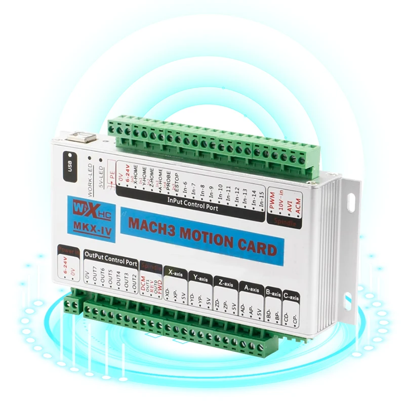 

Cnc Motion Mach 3 Controller Control Board For 4 Axis Cnc Milling Machine