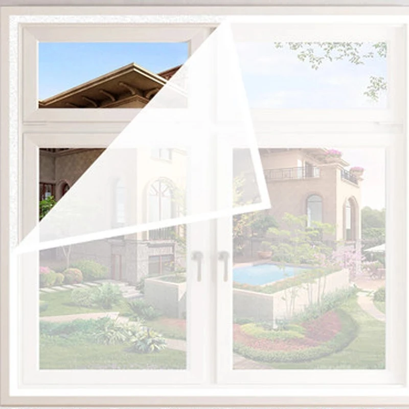 

Custom finished anti-mosquito window screen White self adhesive window mosquito net summer insect proof door mosquito net