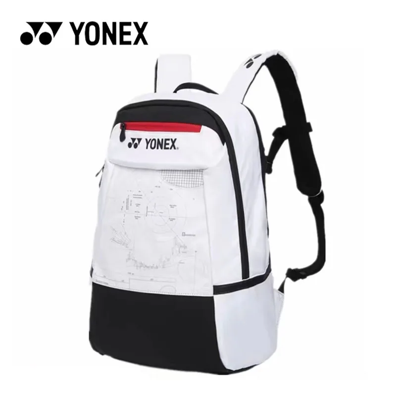 YONEX Tennis Backpack Unisex YY Badminton Bag Shoulders Large Capacity High Quality Water Proof Outdoor Casual Sports Racket Bag