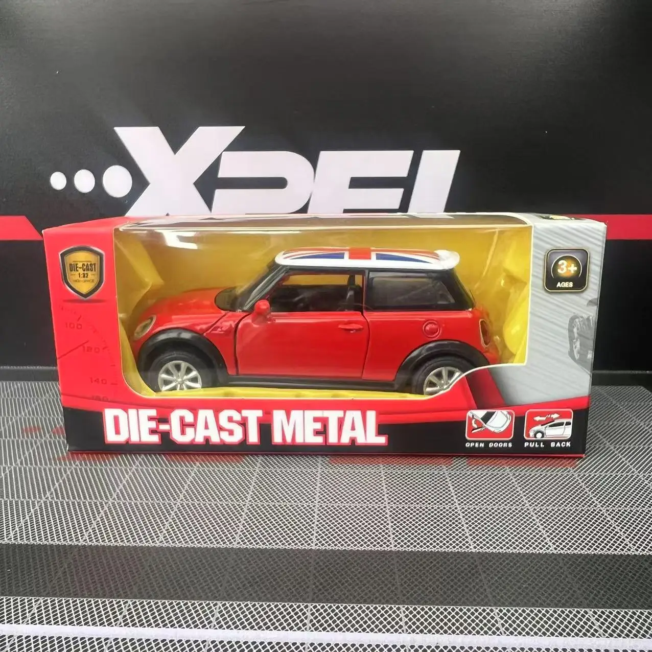 Coche clásico BMW Mini Cooper 1:36, modelo de aleación de Metal fundido a presión de alta simulación, colección extraíble, juguetes para niños, regalos G24