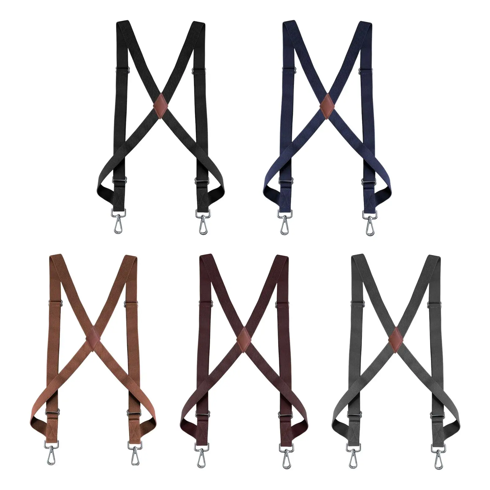 Men Women Suspender Hook Suspenders X Type Supplies Trucker Style Suspenders