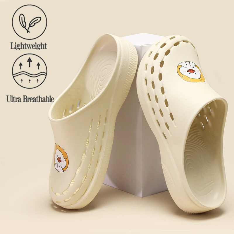 EVA Breathable Slip on Slippers Unisex Tooth Clinic Dental Footwear Anti-Slip Medical Scrub Shoes and Clogs X08