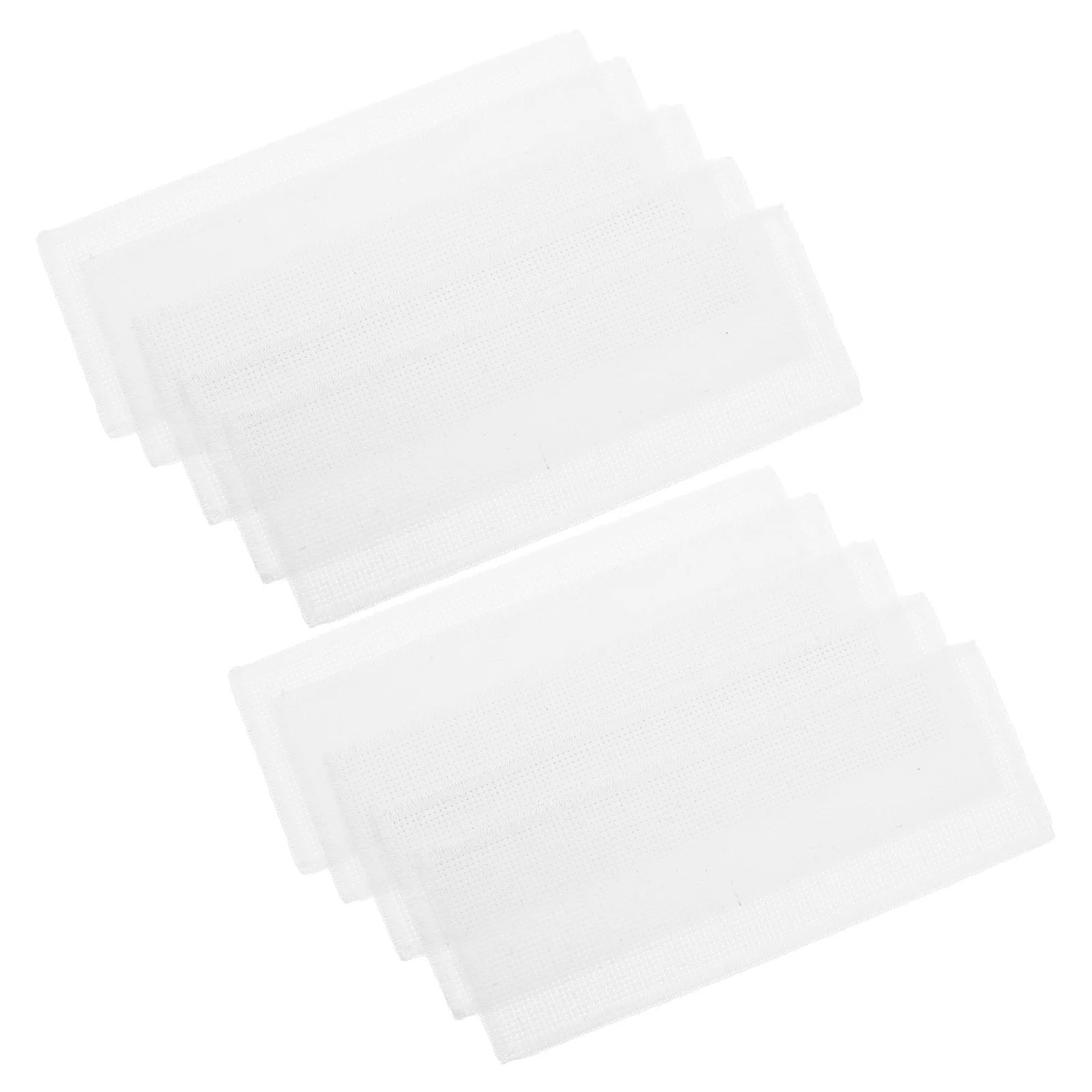 

12Pcs Cross Stitch Bookmarks Blank Fabric Sheets for DIY Embroidery Craft Project Handmade Bookmark Making Materials