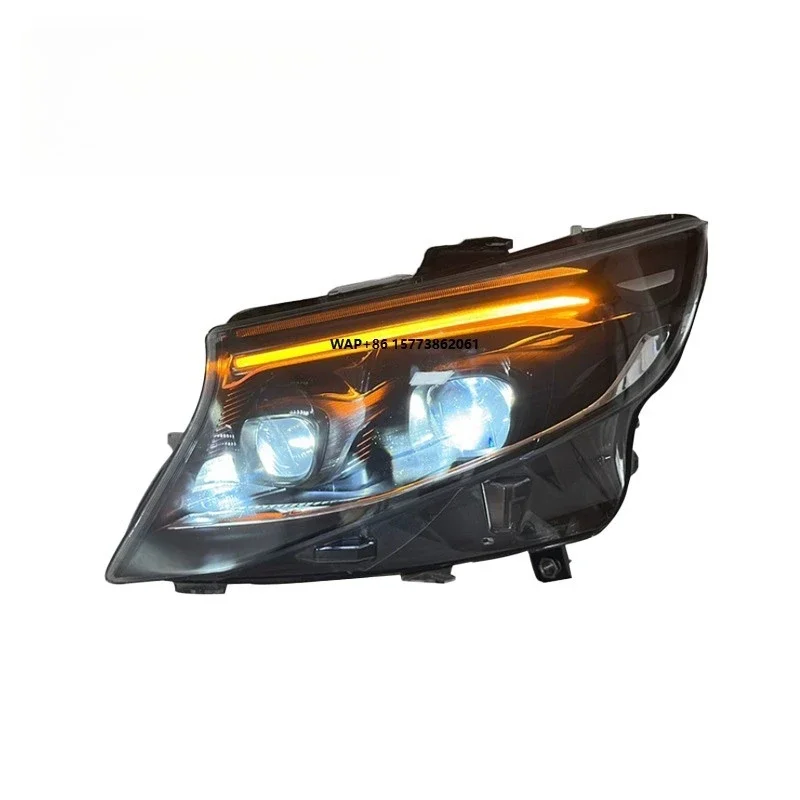 2 Unit LED Headlight Automatic Lighting System for Automobiles Front Headlights Vehicle Components Suitable for  16-23th V G