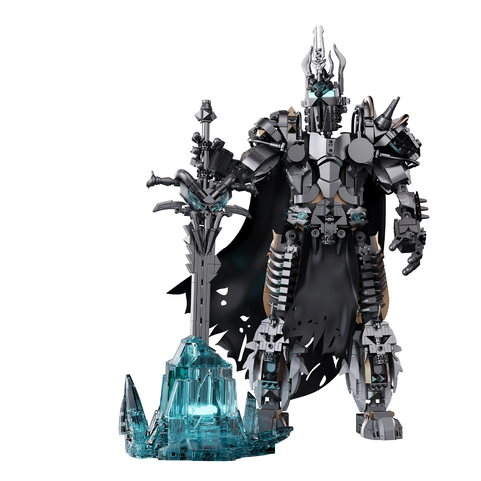 

Frost Demon King Model Building Blocks Mechanical Series Movie Figure MOC Assembly Bricks Ornaments Kid DIY Tabletop Toys W119