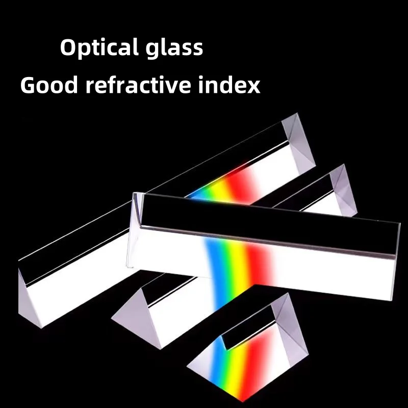 

Colorful Triangular Prism Kids' Physics Science Experiment Educational Toy Photography Props Colorful Prism in Premium Gift Box