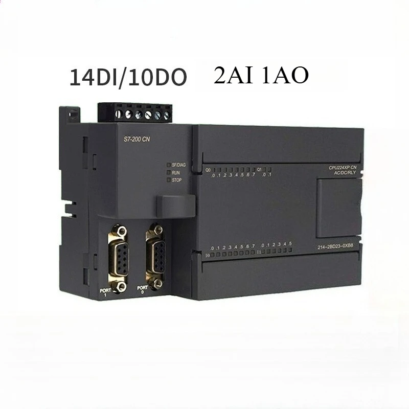 CPU224XP CPU222 CPU225 CPU228 Compatibel met Siemens S7-200 PLC Transistorrelais 14DI 10DO 4AI 2AO Ethernet-poort
