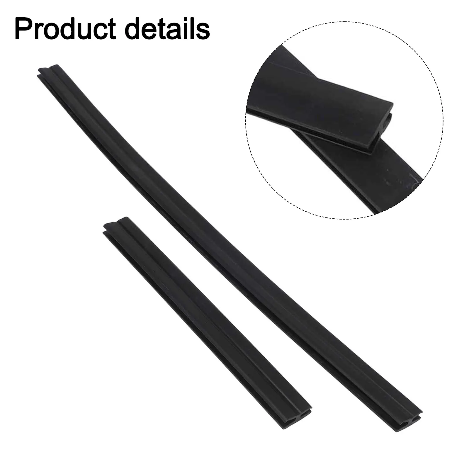 Front Pair Moulding ABS Moulding Car Roof Accessories Installation Replacement Non-Deformation Feature For Lexus LX570