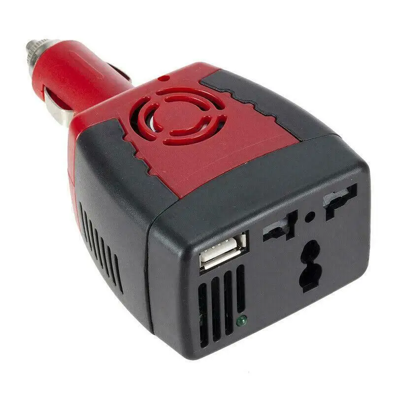 Car Cigarette USB Inverter 150W DC 12V To AC 220V Power Converter Adapter Charger Car Inverters Car Electronics Accessories