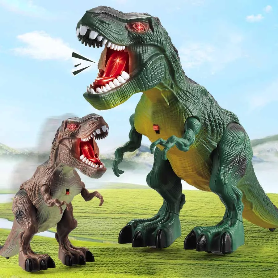 

Kids Electric Toys Simulation Jurassic Dinosaur Toys Walking Light-emitting Sound Effects Large Tyrannosaurus Rex Boys' Gifts