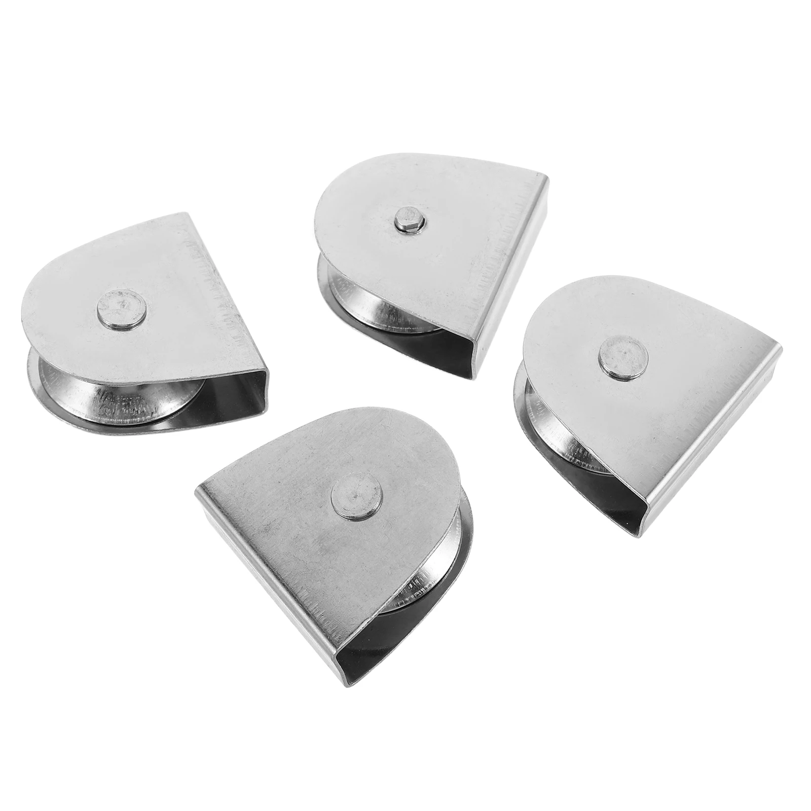 

4Pcs Flagpole Pulley Heavy Duty Stainless Steel Bearing Smooth Quiet Operation Outdoor Flag Rope Wheel Replacement Accessories