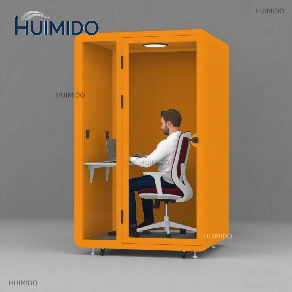 High Efficiency Prefabricated Indoor Living Office Workspace Removable Portable Soundproof Isolation Booth  Indoor Office Zone