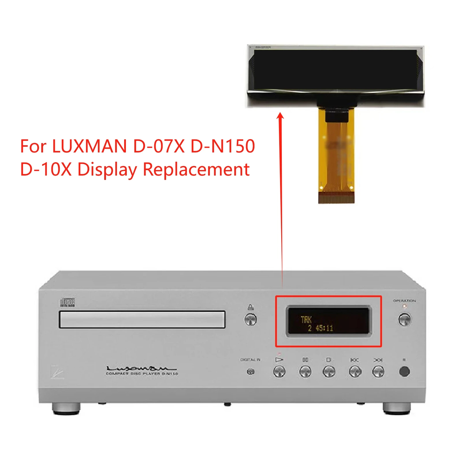 New High-definition OLED Display for LUXMAN D-07X D07X D-N150 DN150 D-10X D10X Screen Replacement