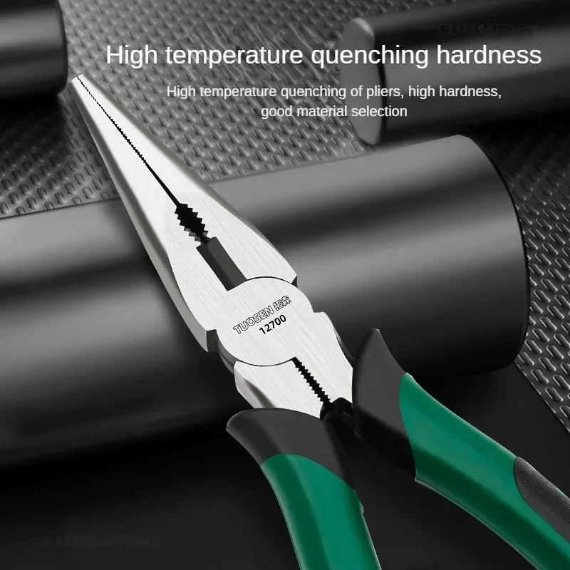 6/8inch Needle Nose Pliers Multifunctional Diagonal Pliers Hardware Tools Universal Wire Cutters Industrial Electrician Pliers