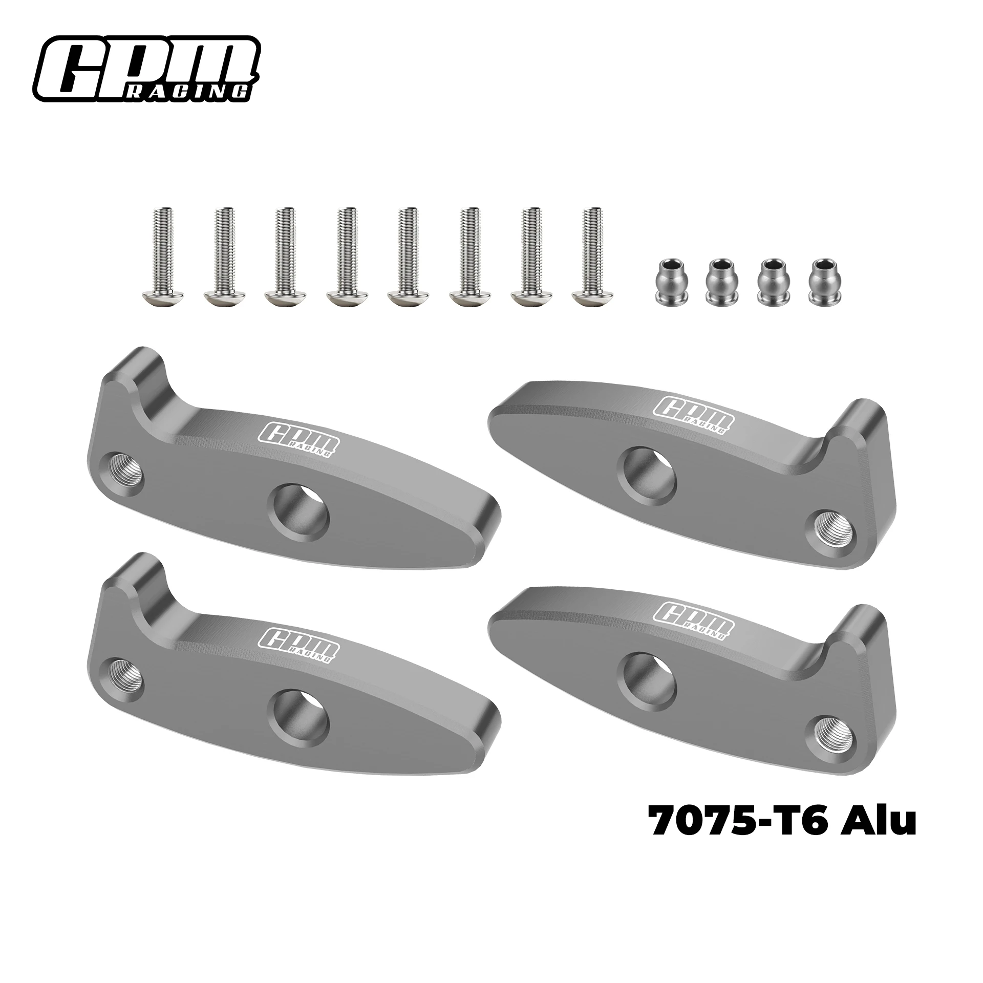 

7075-T6 Alloy Flex Blades Extensions (Droop Flex Mod) For AXIAL 1/30 SCX30 Ford Bronco 4X4 RTR