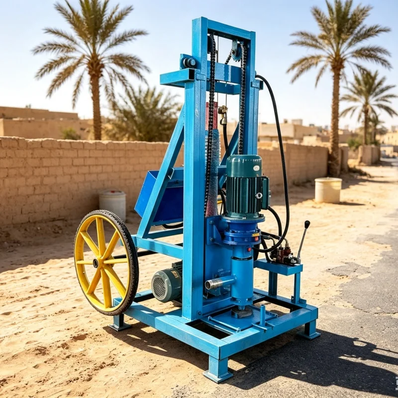 Customized Small Water Well Drilling Rig, Household Drinking Water Well Drilling Equipment, Lightweight Drilling Machine