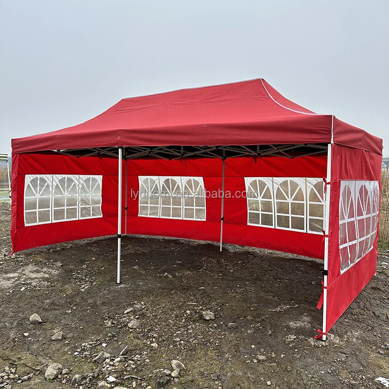 10x10 Outdoor Waterproof UV Proof Gazebo 3*3  3x3m Conopy Tent Suv Awning Pop up Canopy Tent 3x3