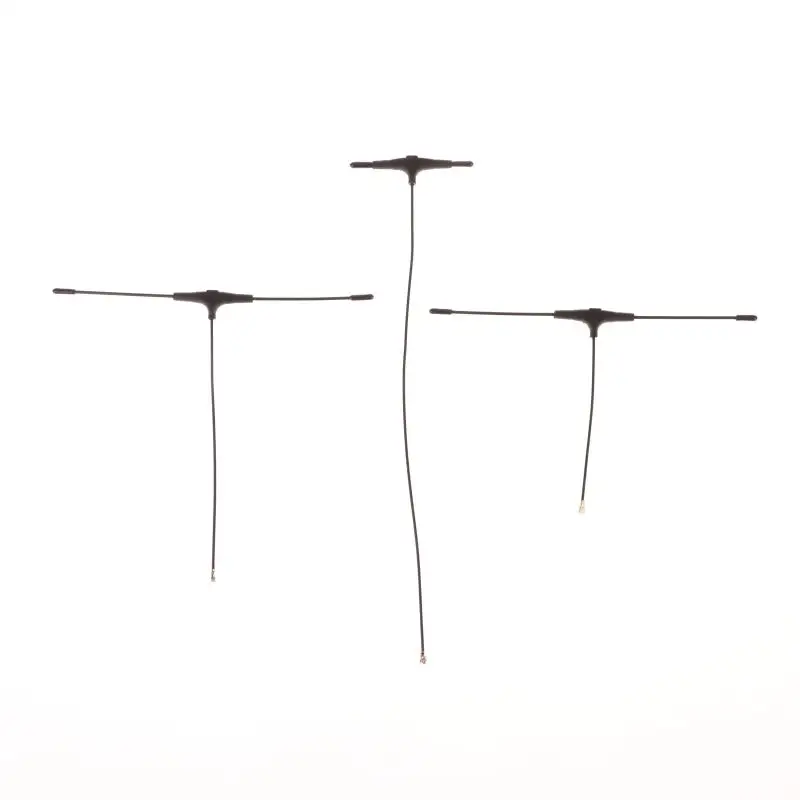 2 قطعة 915 ميجا هرتز 2.4 جيجا هرتز T-نوع هوائي IPEX1 UFL موصل ل IPEX1 متوافق مع TBS نانو استقبال RC طائرة بدون طيار FPV