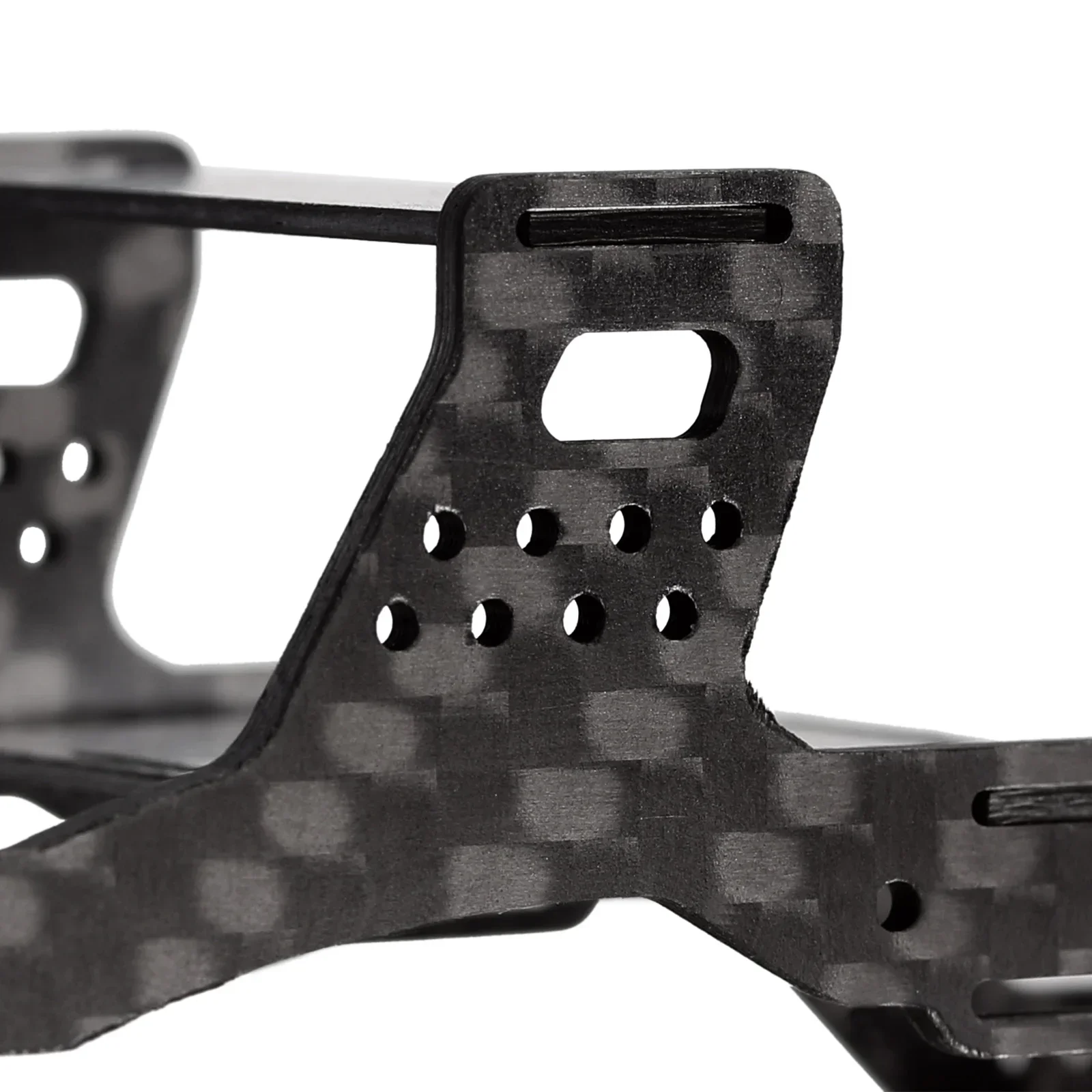 INJORA LCG Carbon Fiber Chassis Kit Frame Girder for 1/24 RC Crawler Axial SCX24 Jeep Gladiator Dodge Power Wagon