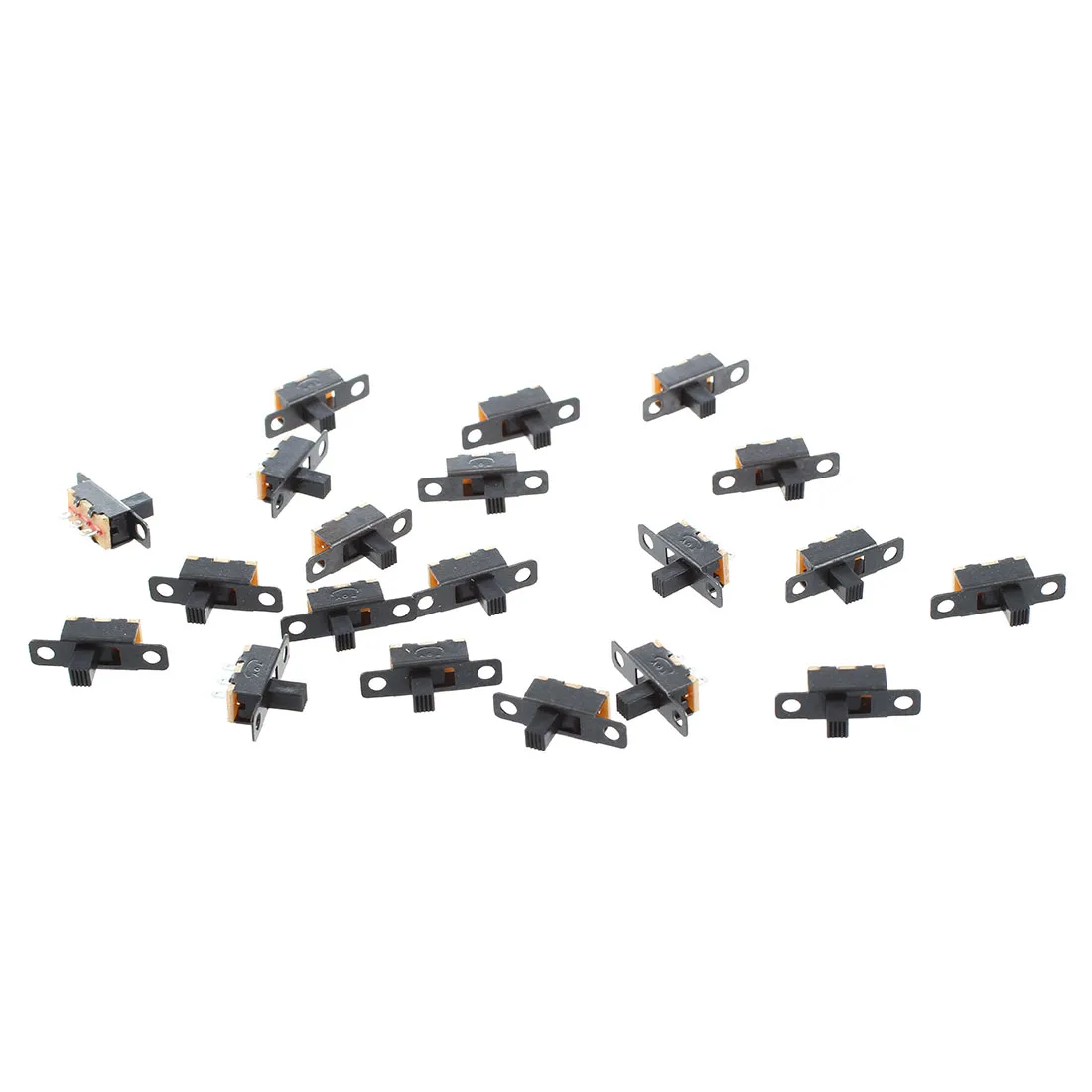 A38I20pcs 5V 0.3 A Mini Size Black SPDT Slide Switch for Small DIY Power Electronic Projects