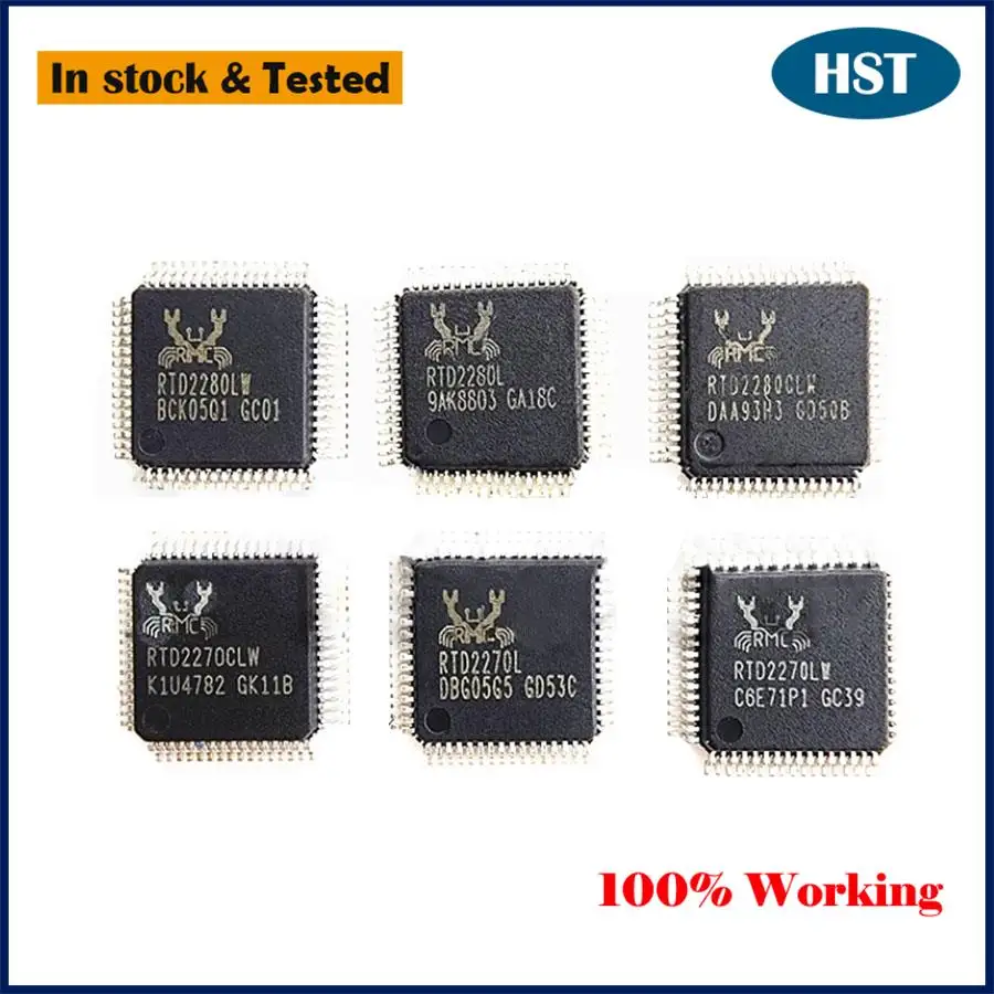 Original New RTD2270L RTD2270CLW RTD2270LW RTD2280CLW RTD2280L RTD2280LW IC Chip