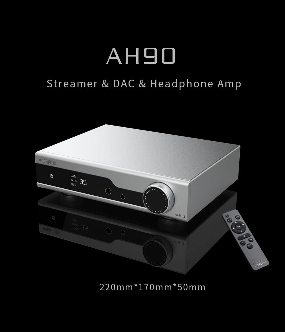 Gustard Audalytic AH90 ЦАП Усилитель для наушников AK4499EX DSD512 PCM768 MQA 6,35 и 4,4 сбалансированный