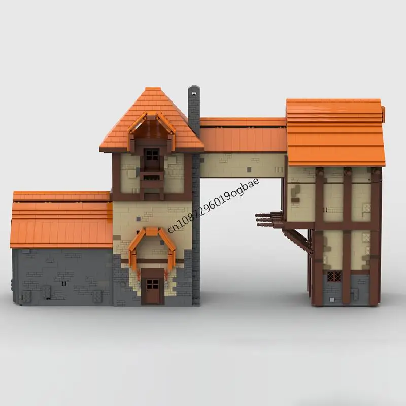 جديد 3961 قطعة Moc الأوروبي القرون الوسطى عرض الشارع Seyda Neen Morrowind نموذج مخصص الألغاز Diy بها بنفسك الأفكار الإبداعية لعبة طفل هدية عيد ميلاد