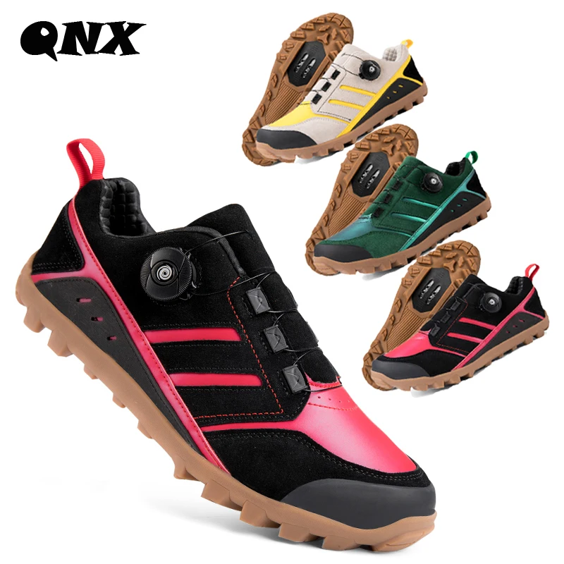 

QNX-TB181 High Quality Mens Cycl MTB Shoes Non-slip Cycling Shoes Wearable Mountain Gravel Road Bicycle Sneakers for Men 39-50