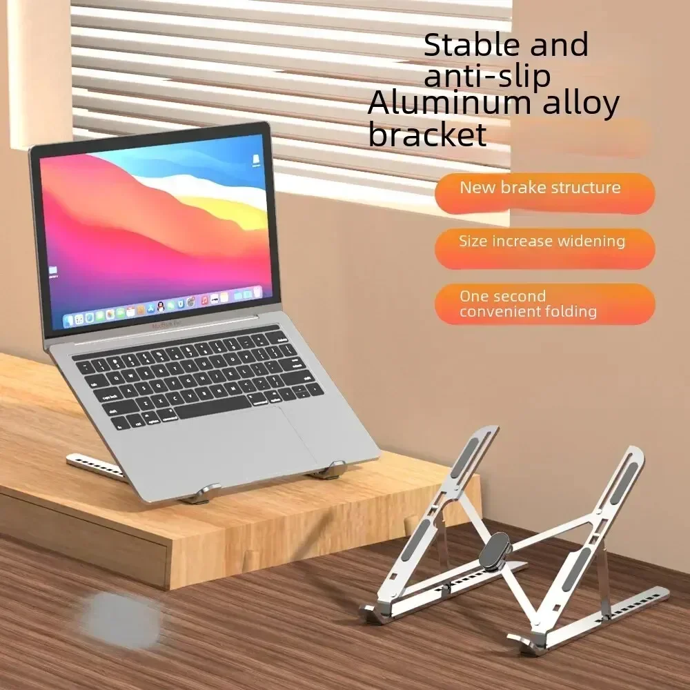 Składane laptopy biurkowe stojak ze stopu metali aluminium Notebook regulowany przenośny uchwyt na laptopa wsparcie dla Ipad Tablet Macbook