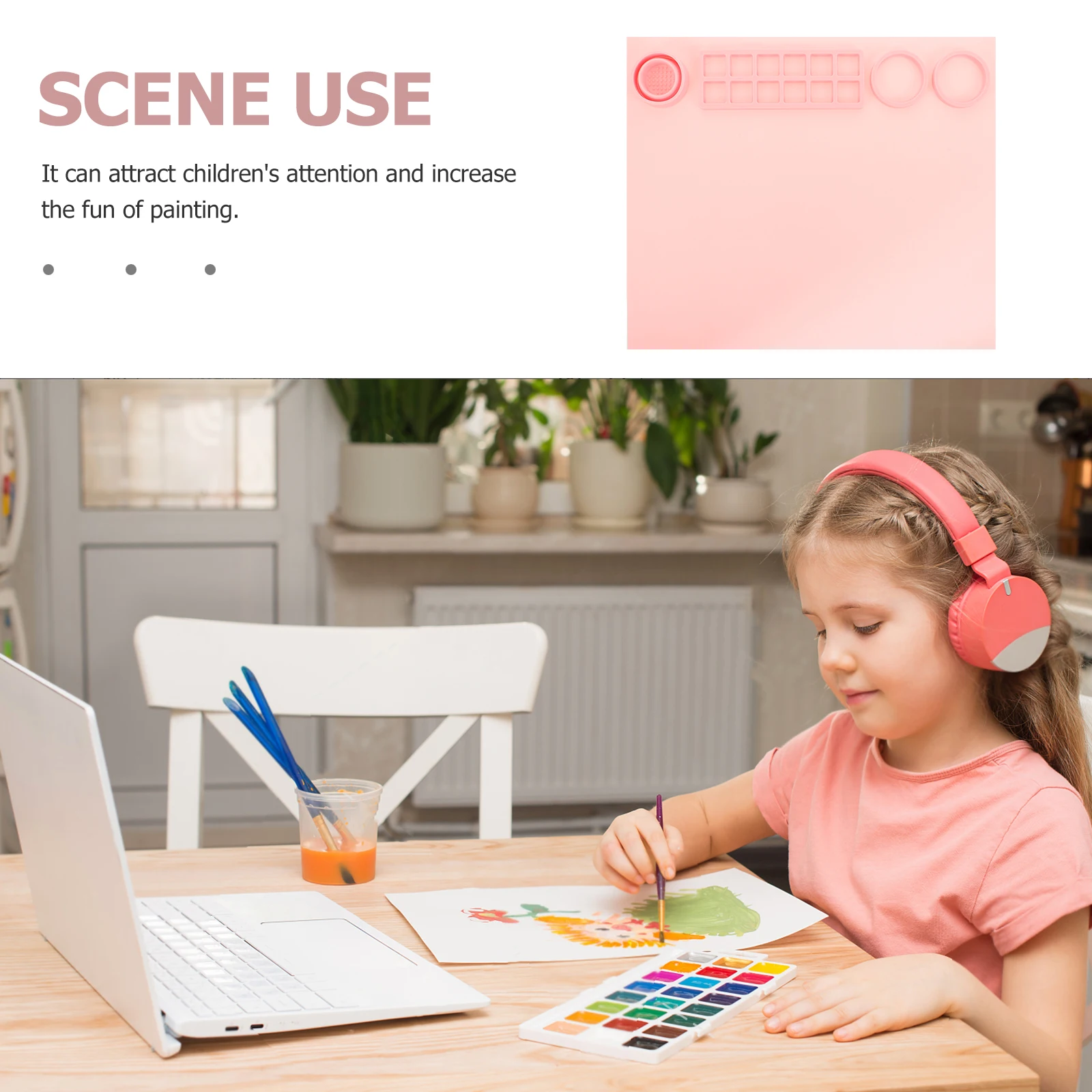 Silicone Drawing Mat Painting Kids Mats for Craft Non-stick Reusable Jewelry Child