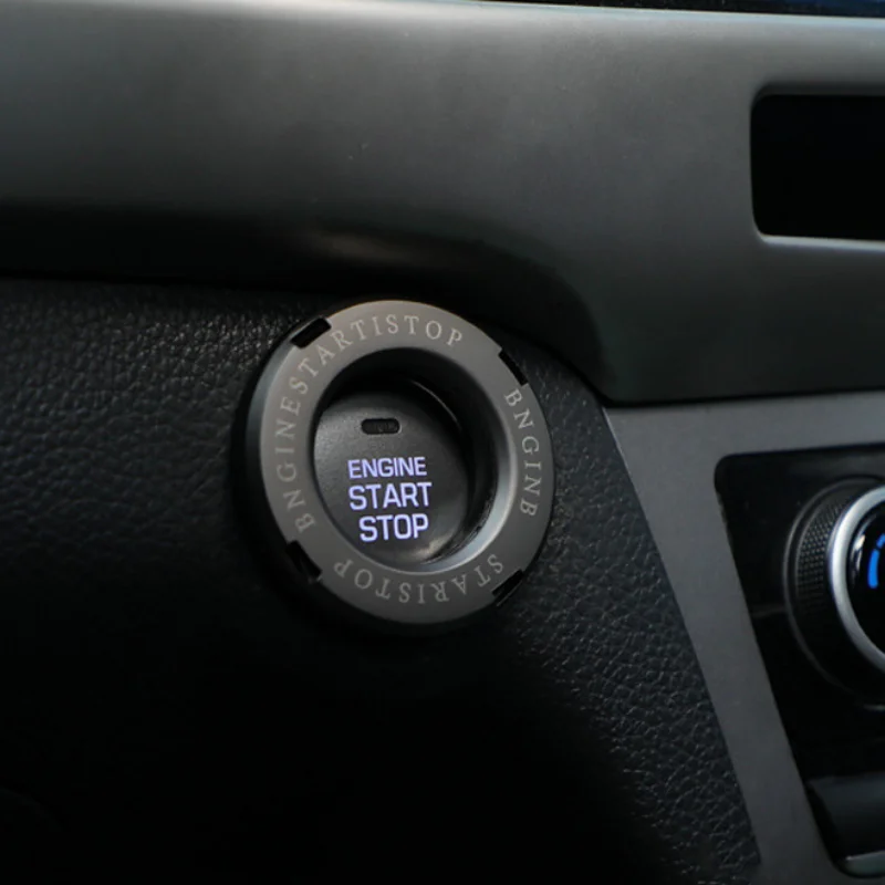 Car Motocycle Ignition Switch Protection Caps Car Engine Ignition Start Stop Button Cover Car Interior DecoratIon Accessories