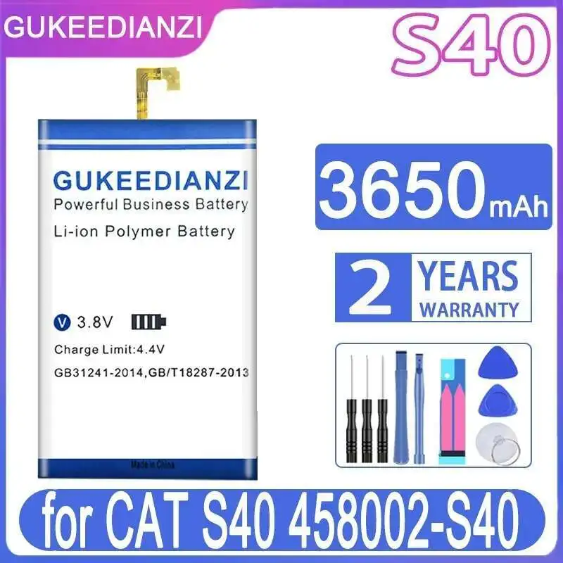 

Environmentally Friendly Premium Replacement For Caterpillar Cat S40 458002-S40 3650Mah Mobile Phone Battery