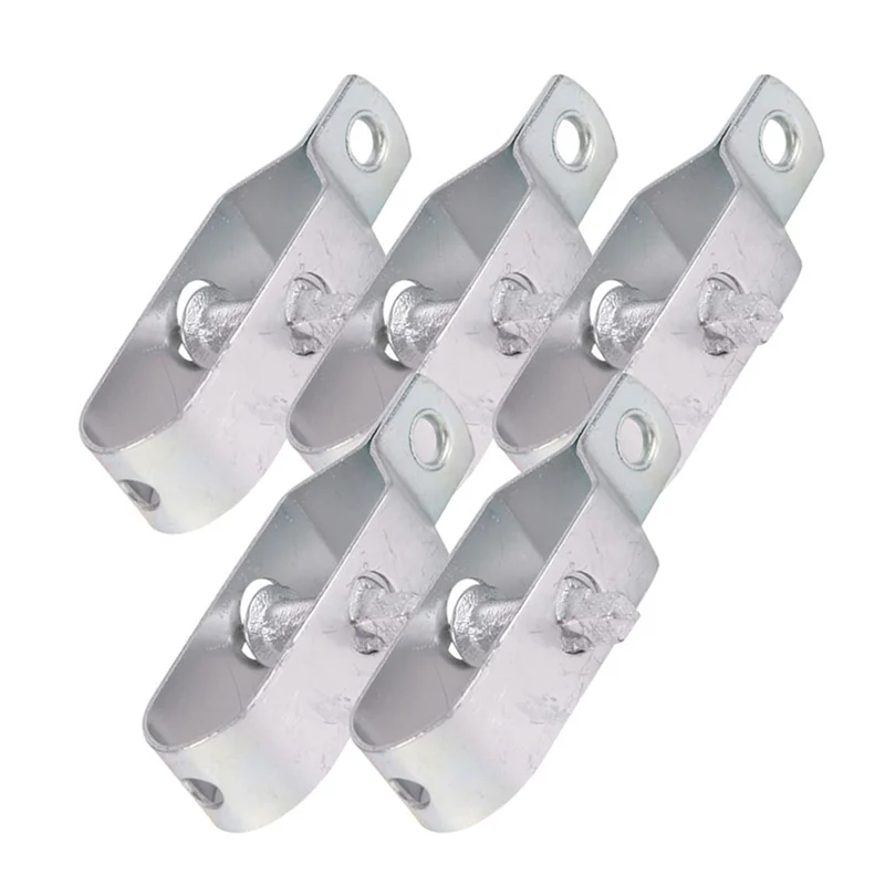 

A93E-5 Pcs Electric Fence Tightener Barrier Fence Metal Cable Strainer Tool Wire Rope Tension Tensioner Heavy Duty Tightener