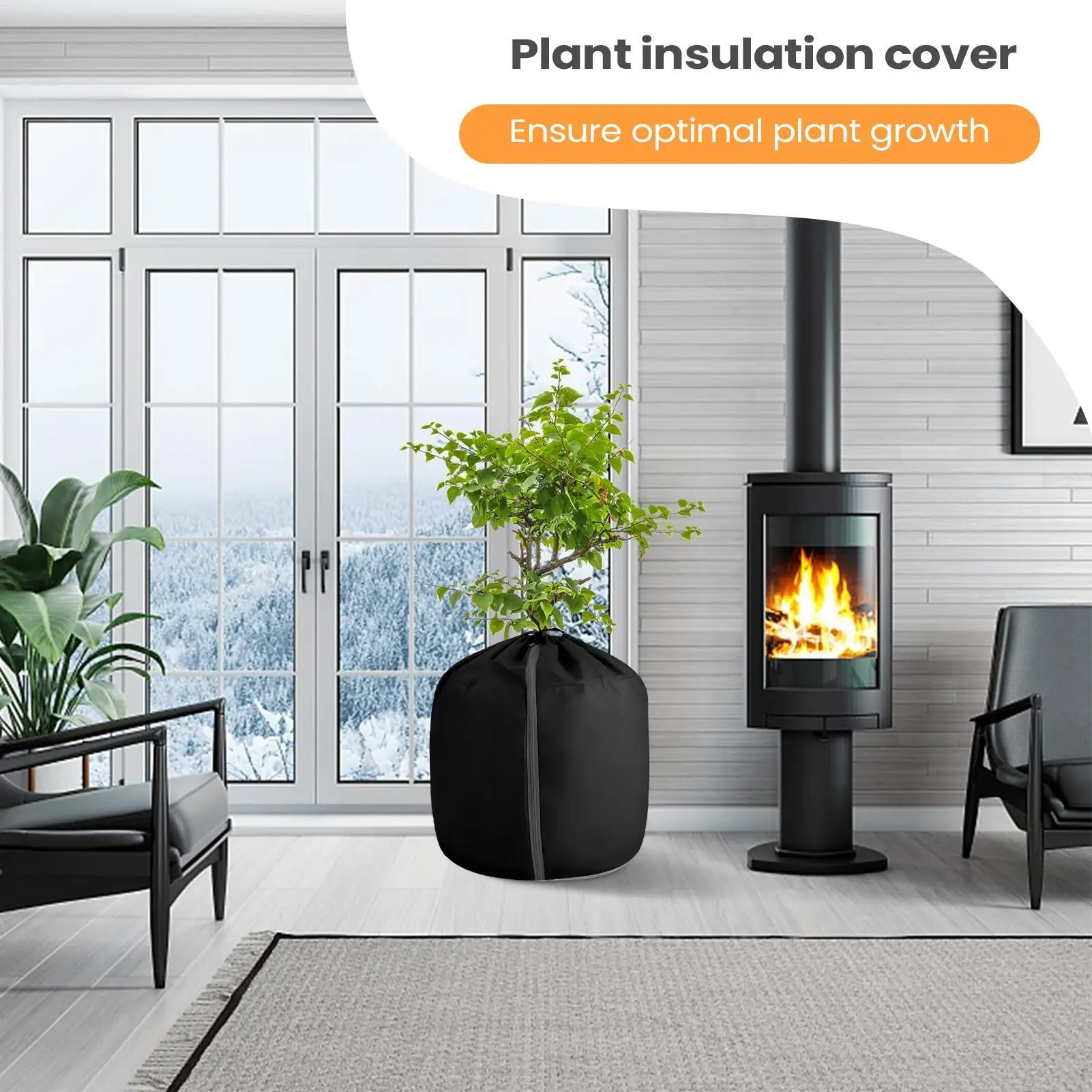 

Plant Winter Cover Protection With Adjustable Straps Outdoor Plant Covers Insulation Waterproof Reusable Cloth Breathable