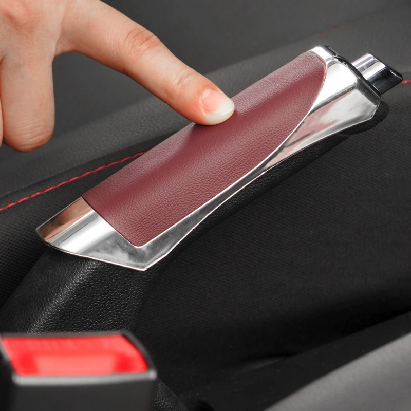 Universal Car Hand Brake Cover PU Leather Handbrake Guard Case Gear Shift Protector Decoration Car Interior Accessories