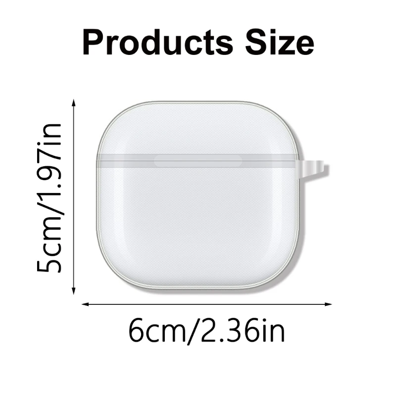 Funda protectora para auriculares apta para Air Pods 4, carcasa a prueba de golpes, carcasa lavable, funda antipolvo, piel protectora suave