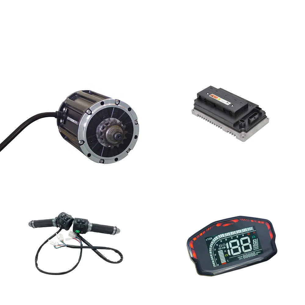 

72V 70km/h Qs Engine Mid Motor Bike Electric Kit New Condition With EM100SP-5.0 Controller And Hall Mid Drive Motor Belt Type