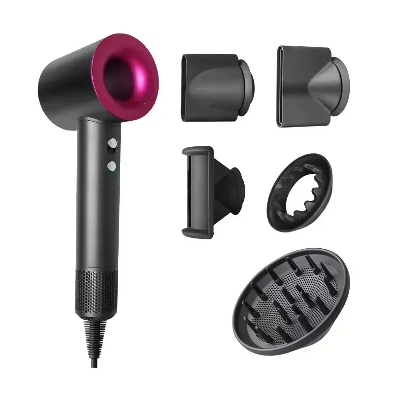 

Профессиональный фен-щетка с керамическим и ионным турмалиновым покрытием, быстрая сушка, для салонов и парикмахерских, безлопастной