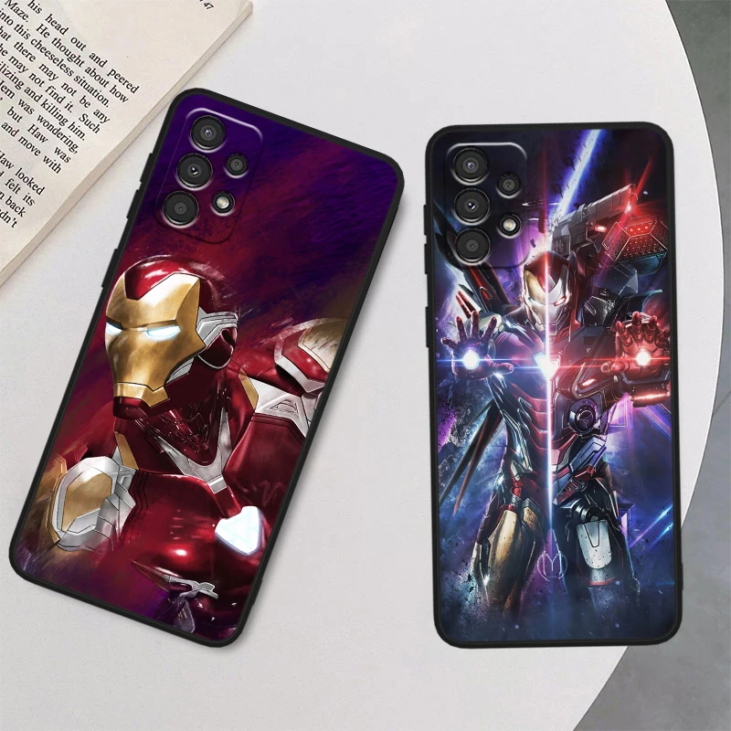 Iron Man Marvel Hero For Samsung A90 A80 A70S A60 A50S A40 A30S A20E A20S A10S Silicone Black Phone Case