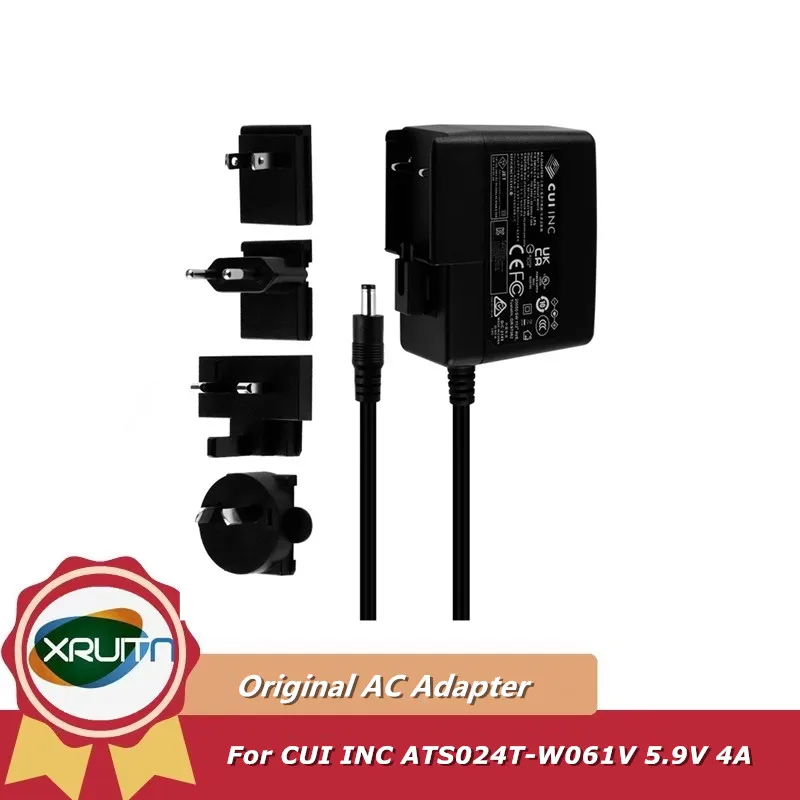 

Оригинальный адаптер переменного тока CUI INC ATS024T-W061V 5,9 В 4 А 23,6 Вт, зарядное устройство, вилка США/ЕС/Великобритании/Австралии