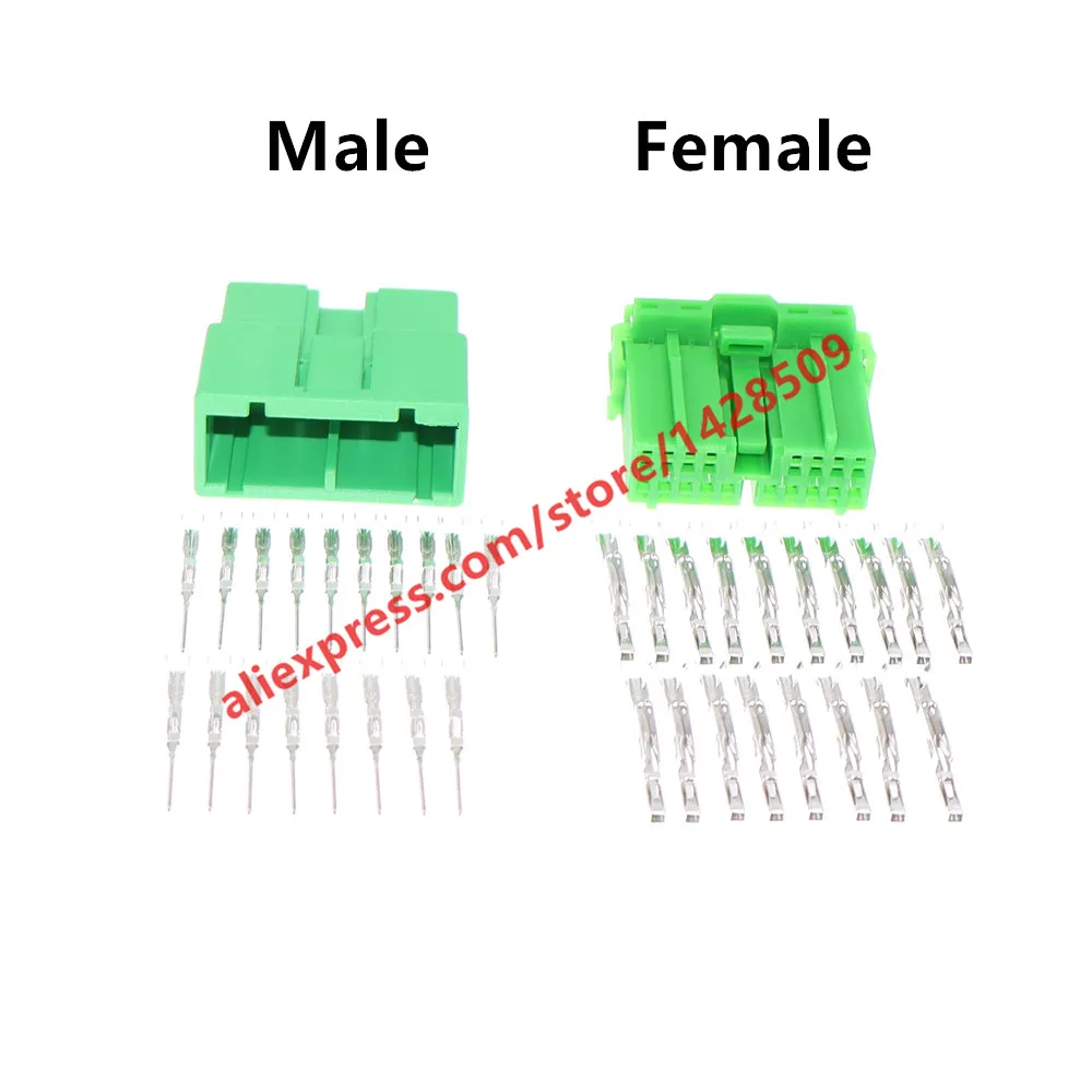 1 Set 18 Pin IL-AG5-18S-D3C1 Auto Socket IL-AG5-18P-D3C1 Automotive Instrument Electric Modification Connector Accessories
