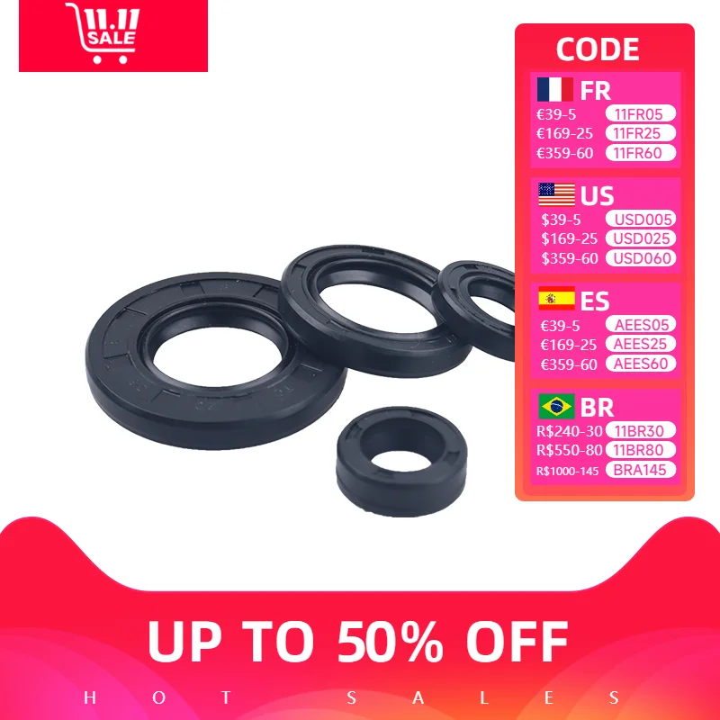 

JSRAOIMG Motorcycle Engine Oil Seal Kit Vertex Sealing Gaskets For YAMAHA YBR125 YBZ125 JYM125 XTZ125 125CC Vehicle Engine