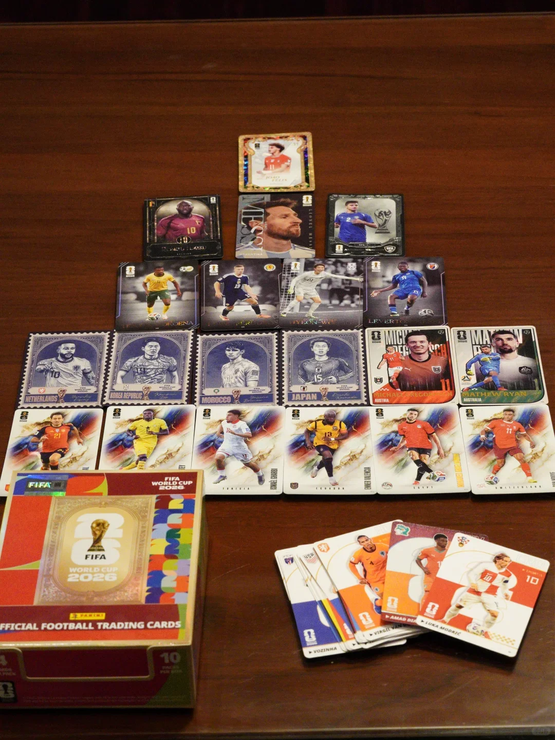 Official authentic FIFA World Cup new 2026 World Cup football card player collection flashcard board game view 4