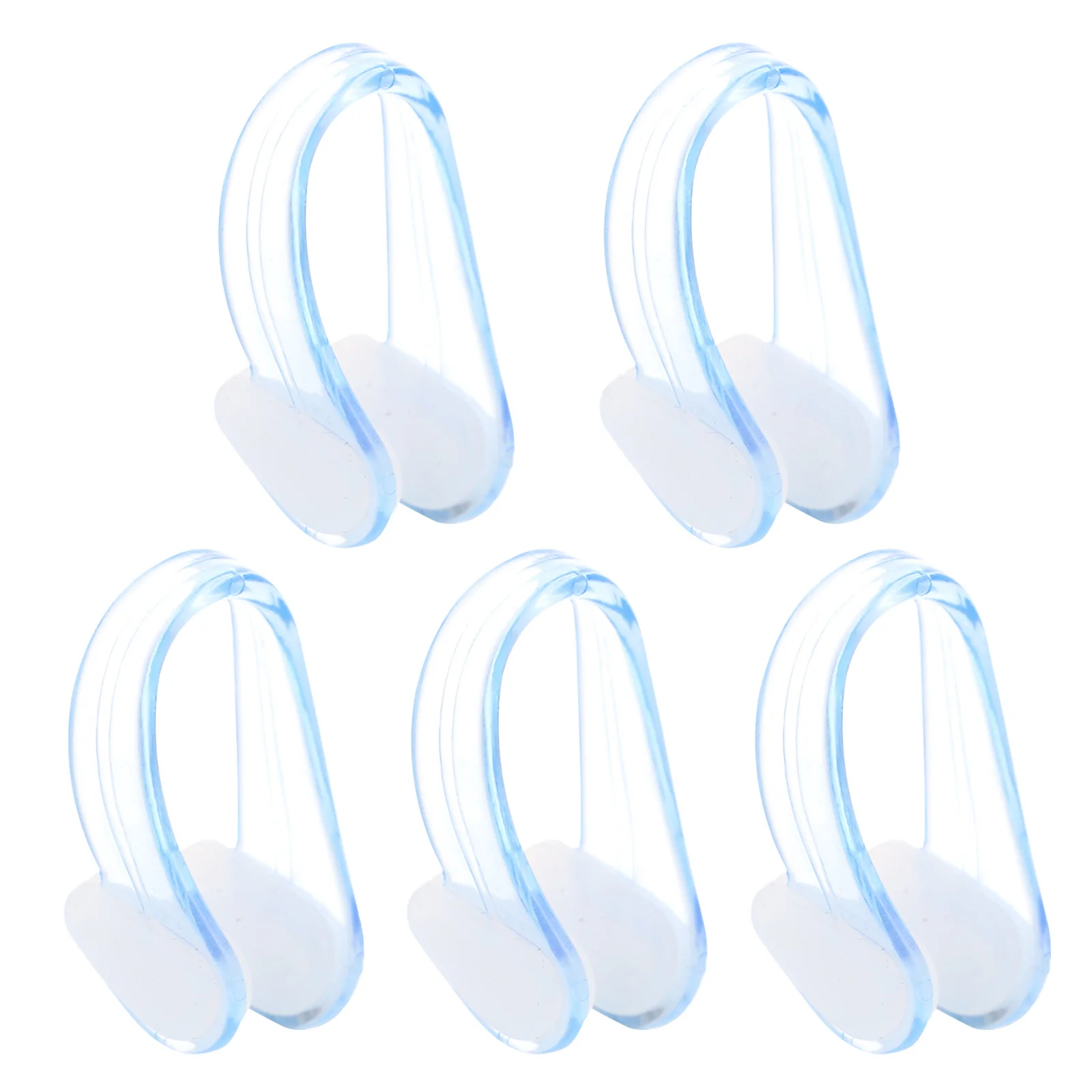 5 صناديق مشابك أنف مضادة للكلور سدادات سباحة احترافية مقاومة للاهتراء مريحة مناسبة للسباحة وركوب الأمواج والتزلج على الماء #4