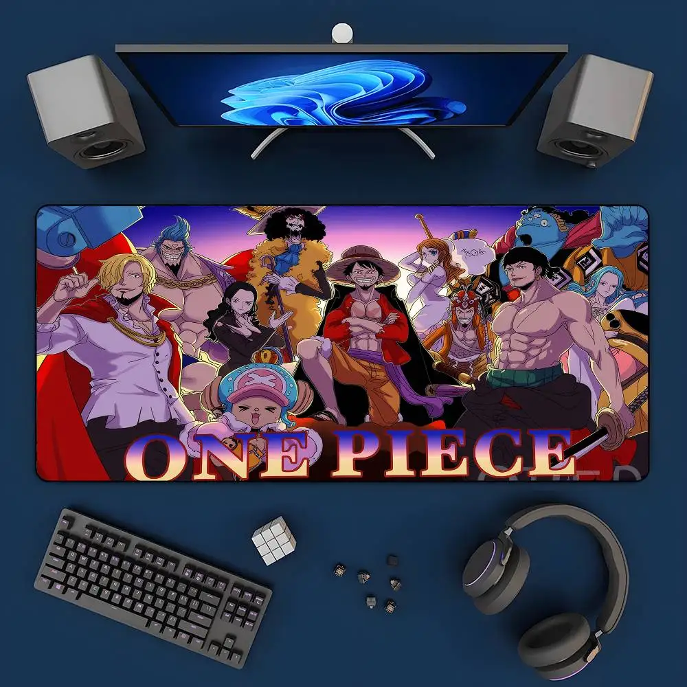 Alfombrilla de ratón de One Piece Anime/Manga (Robin, Luffy, Zoro, Sanji, Nami, Law) — Alfombrilla para teclado de computadora, accesorio para juegos