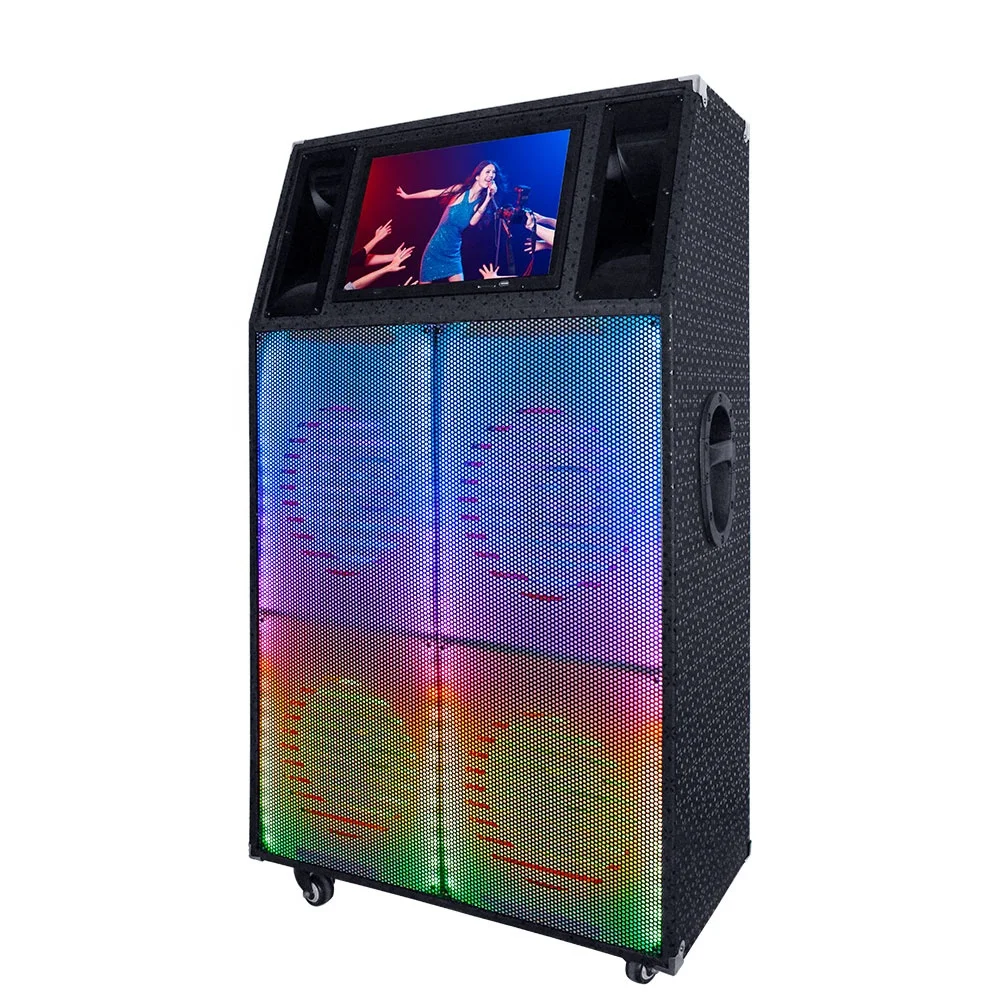 

Умный динамик Wi-Fi для караоке-машины с экраном, динамики, микрофон, колонки для вечеринок с синим зубом