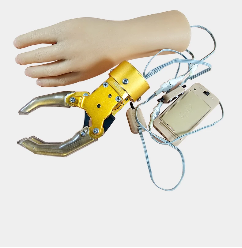 prosthetics limbs hand, Cable controlled mechanical hand for the below-elbow