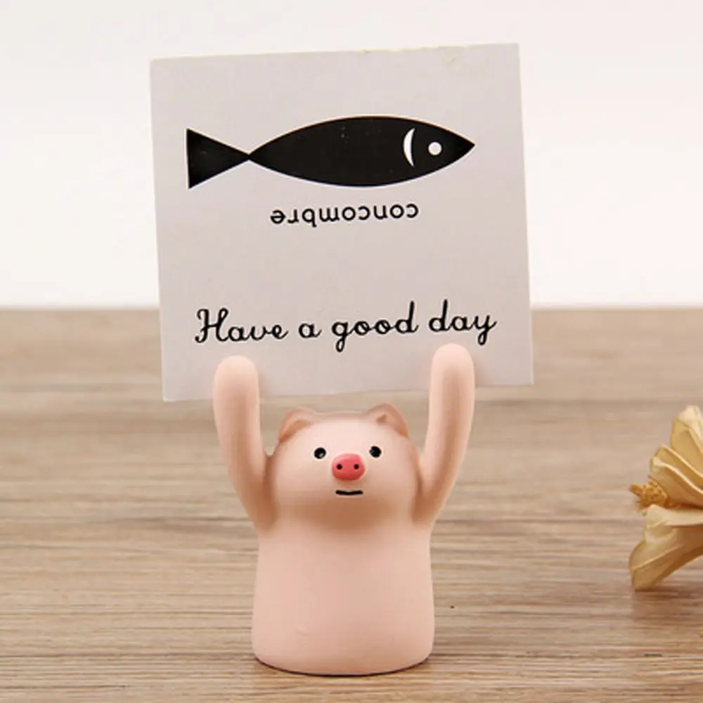 

School Lovely Cat Message Photo Holder Panda Frog Photo Clip Card Holder Memo Clip Memo Holder