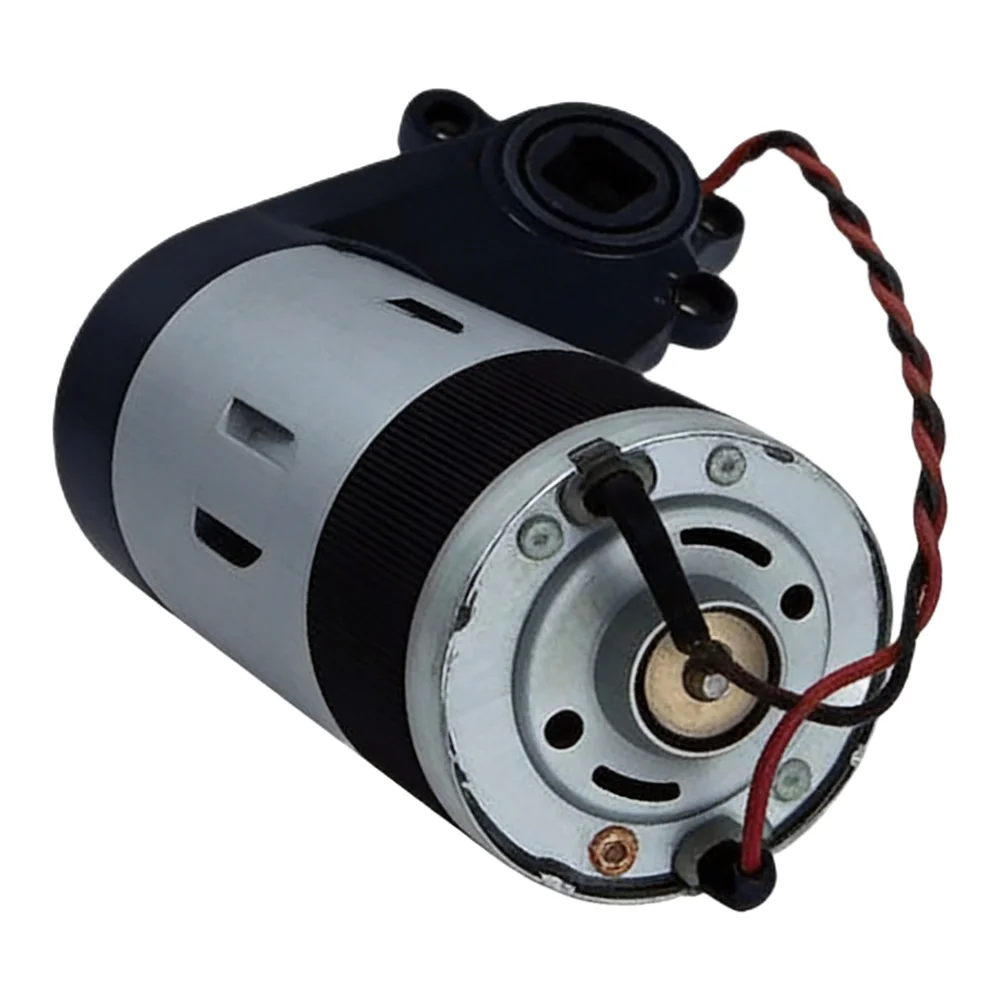Roller Replacement Central Brush Motor Powerful Torque Low Power Consumption Central Brush Motor Replacement Black Silver